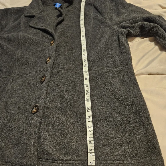 Karen Scott Charcoal Blazer XL - Picture 2 of 5